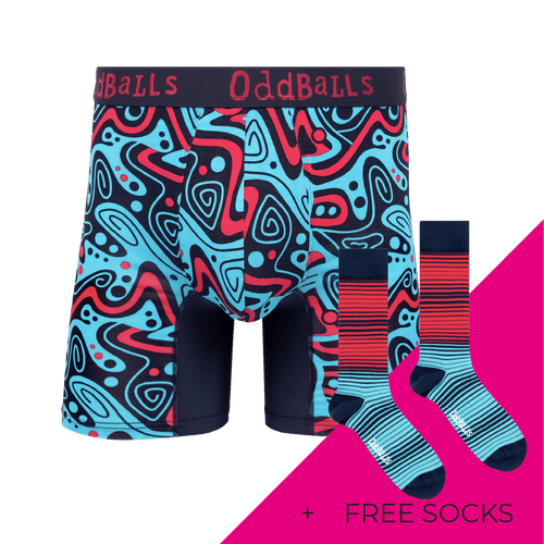 Men's Patterned Bamboo Boxer Shorts Subscription - Monthly Underwear (Free Socks + Free Delivery!)