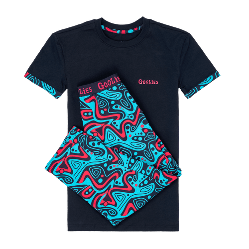 Tidal Wave - Kids Long Pyjamas Set (T-Shirt & Trousers)
