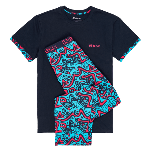 Tidal Wave - Men's Long Pyjamas Set (T-Shirt & Trousers)