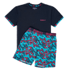 Tidal Wave - Men's Short Pyjamas Set (T-Shirt & Shorts)