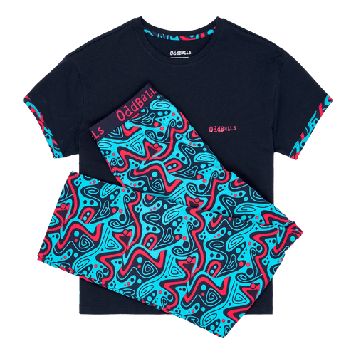 Tidal Wave - Women's Long Pyjamas Set (T-Shirt & Trousers)