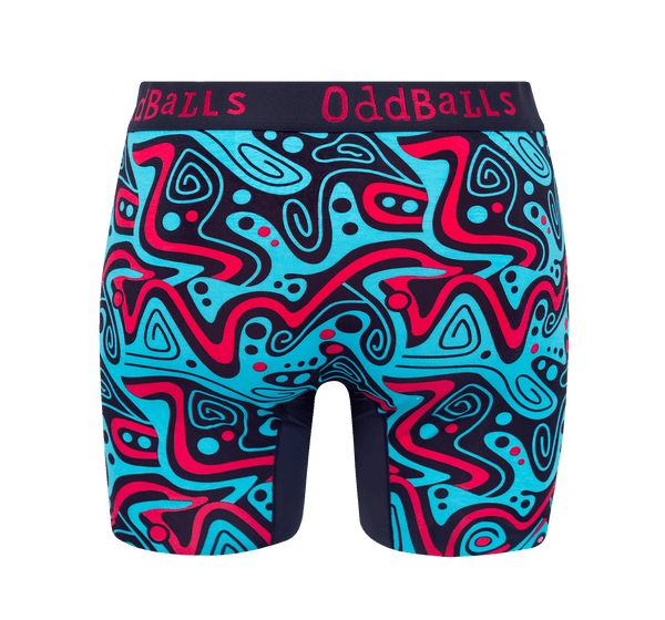 Tidal Wave - Ladies Bamboo Boxer Shorts