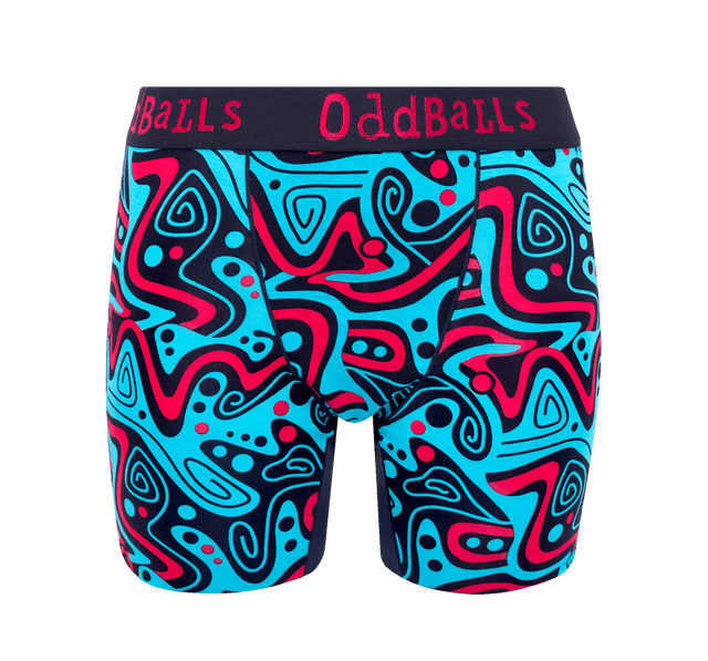 Tidal Wave - Ladies Bamboo Boxer Shorts