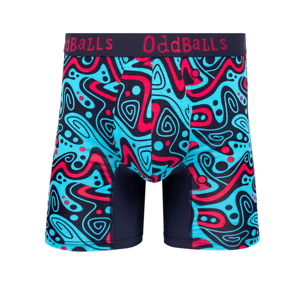 Tidal Wave - Mens Bamboo Boxer Shorts