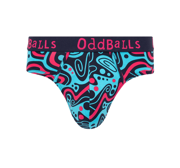 Tidal Wave - Mens Cotton Briefs