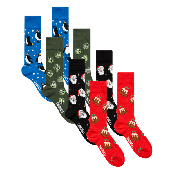 Tinsel Toes Bundle - Sock 4 Pack front