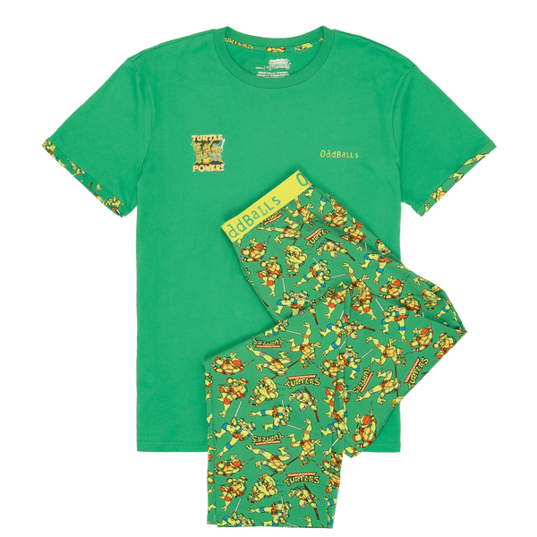 Teenage Mutant Ninja Turtles - Men's Long Pyjamas Set (T-Shirt & Trousers)