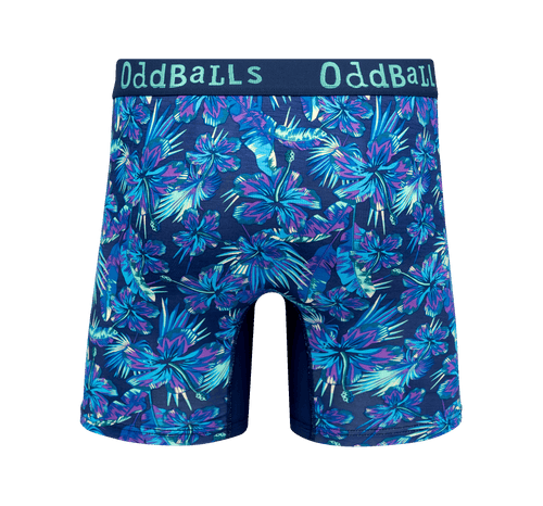 Tropical - Mens Bamboo Boxer Shorts