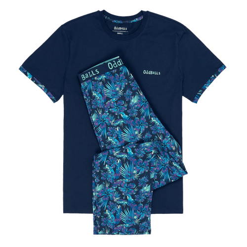 Tropical - Men's Long Pyjamas Set (T-Shirt & Trousers)