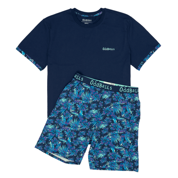 Tropical - Men's Short Pyjamas Set (T-Shirt & Shorts)