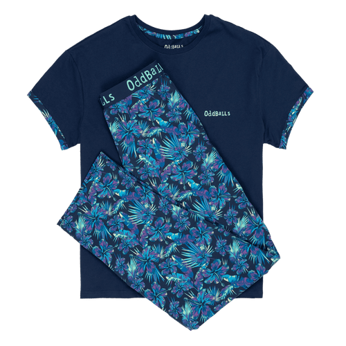 Tropical - Women's Long Pyjamas Set (T-Shirt & Trousers)