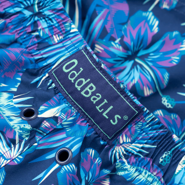 Tropical - Men's Compression Swim Shorts