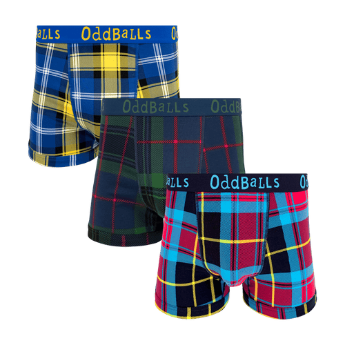 The Tartan Bundle - Mens Boxer Shorts 3 Pack