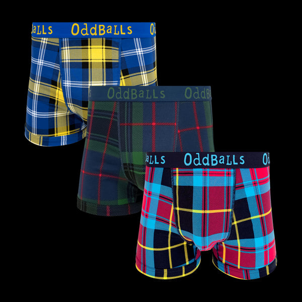 The Tartan Bundle - Mens Boxer Shorts 3 Pack