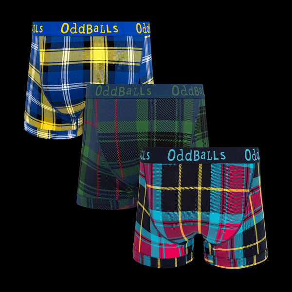 The Tartan Bundle - Mens Boxer Shorts 3 Pack