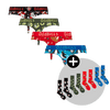 Ultimate Christmas Bundle - Ladies Cotton Thong & Matching Socks 4 Pack