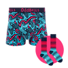 Tidal Wave Bundle - Mens Boxer Shorts & Matching Sock
