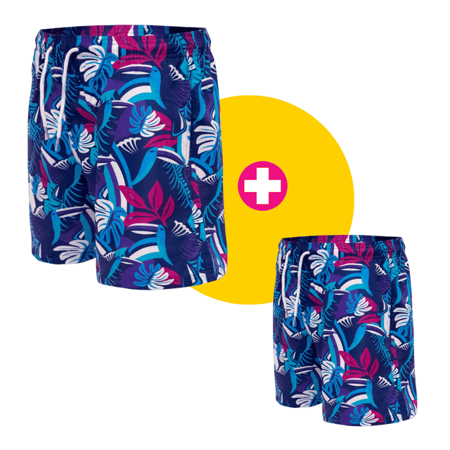 Toucan - Dad Swim Shorts & Lad Swim Shorts Bundle