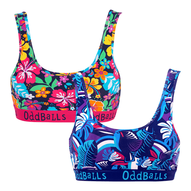 Tropical Bundle - Ladies Bralette 2 Pack Bundle