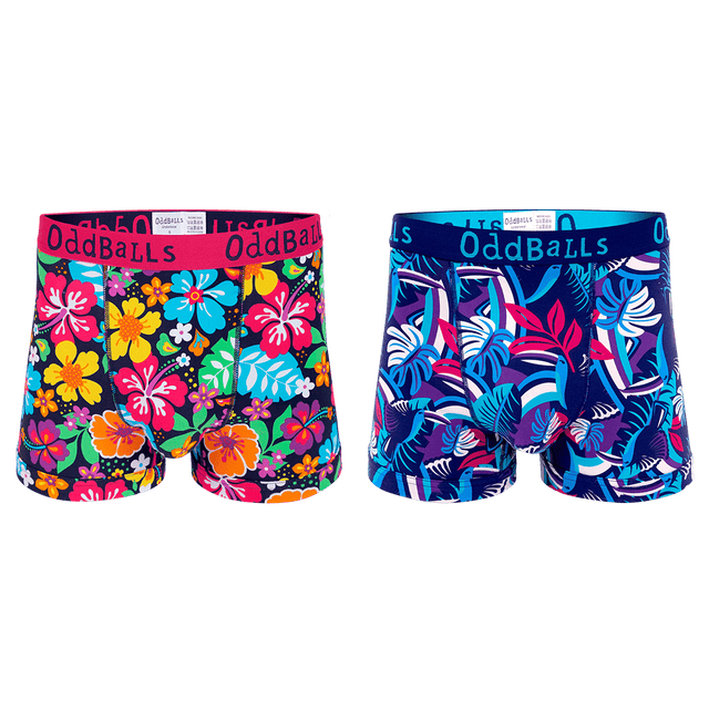 Tropical Bundle - Mens Boxer Shorts 2 Pack Bundle