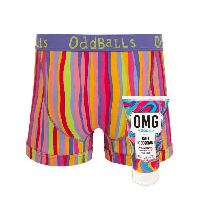 Tutti Booty - Mens Boxer Shorts & Ball Deodorant Bundle