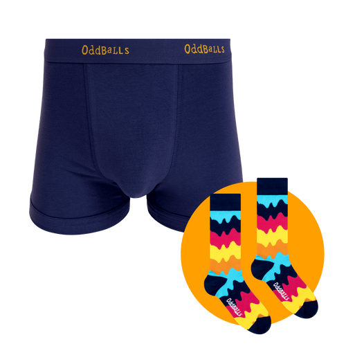 Twilight Bundle - Mens Boxer Shorts & Matching Sock