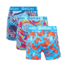 Under The Sea Bundle - Kids Cotton Boxer Shorts 3 Pack back