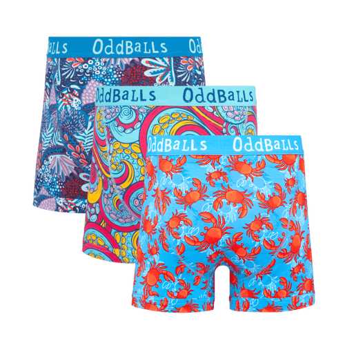 Under The Sea Bundle - Mens Boxer Shorts 3 Pack
