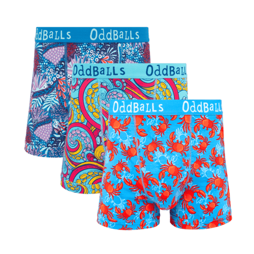 Under The Sea Bundle - Mens Boxer Shorts 3 Pack