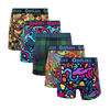 VIP Cheeks Bundle - Kids Cotton Boxer Shorts 5 Pack back