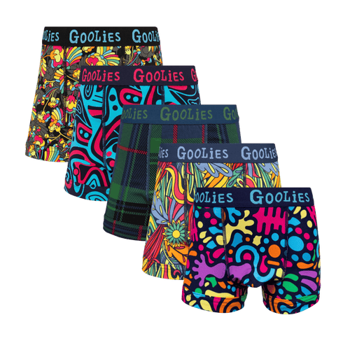 VIP Cheeks Bundle - Kids Cotton Boxer Shorts 5 Pack