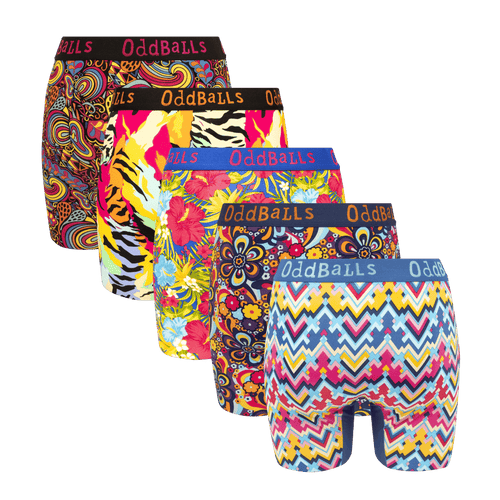 VIP Cheeks Bundle - Ladies Bamboo Boxer Shorts 5 Pack