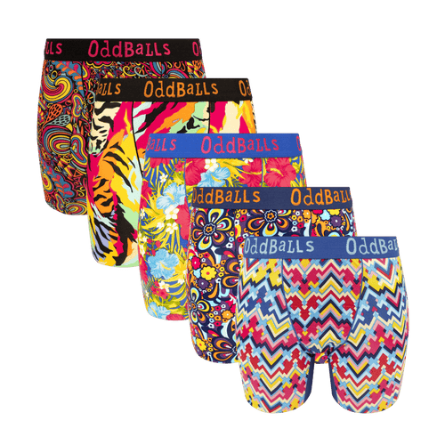 VIP Cheeks Bundle - Ladies Bamboo Boxer Shorts 5 Pack