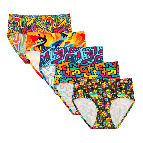 VIP Cheeks Bundle - Ladies Seamless Full Briefs 5 Pack front