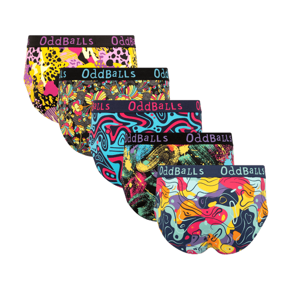 VIP Cheeks Bundle - Mens Cotton Briefs 5 Pack back