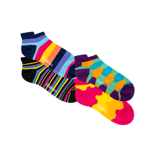 Vivid Bundle - 4 Pack Ankle Sock Bundle