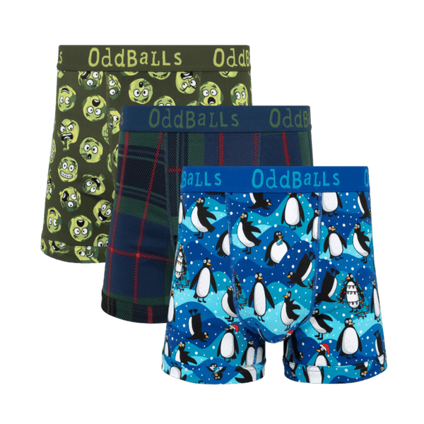 Waddle All the Way Bundle - Mens Cotton Boxer Shorts 3 Pack front