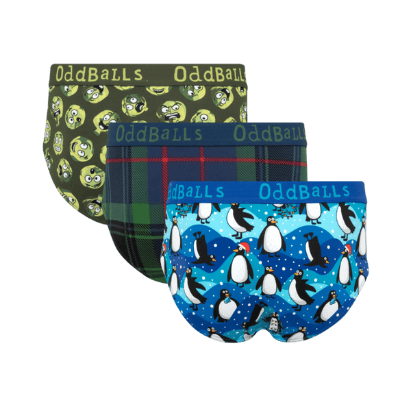 Waddle All the Way Bundle - Mens Cotton Briefs 3 Pack back