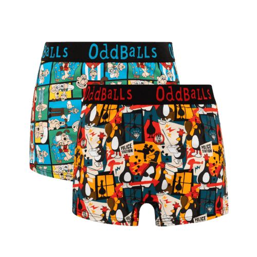 Wallace & Gromit Bundle - Ladies Cotton Boxer Shorts 2 Pack