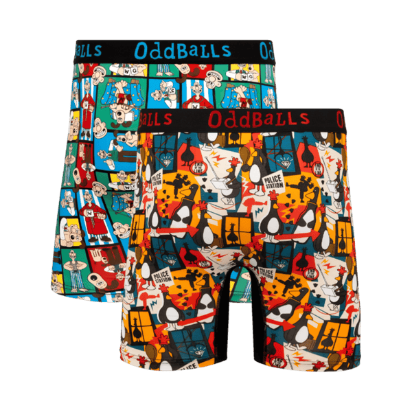 Wallace & Gromit Bundle - Mens Bamboo Boxer Shorts 2 Pack back