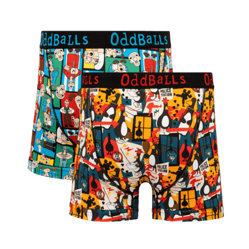 Wallace & Gromit Bundle - Mens Cotton Boxer Shorts 2 Pack