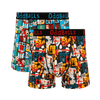 Wallace & Gromit Bundle - Mens Cotton Boxer Shorts 2 Pack front