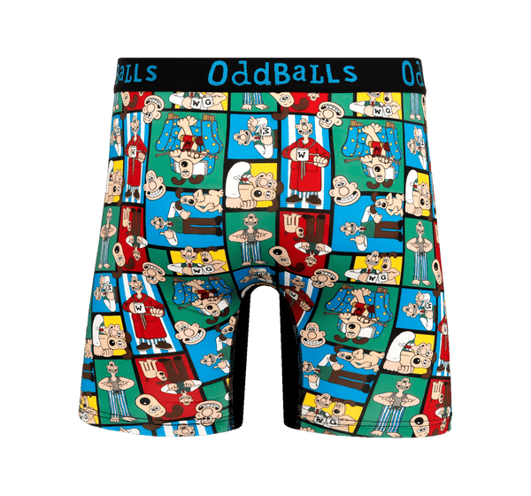 Wallace & Gromit - Mens Bamboo Boxer Shorts