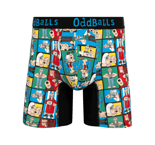 Wallace & Gromit - Mens Bamboo Boxer Shorts