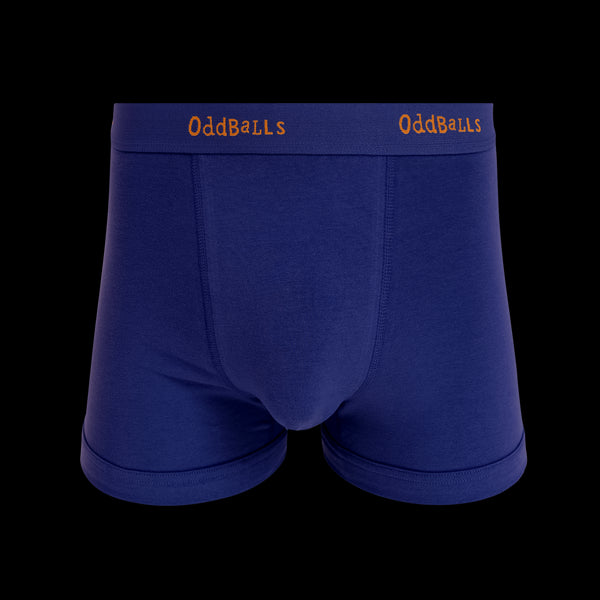 Wavy Navy - Mens Cotton Boxer Shorts