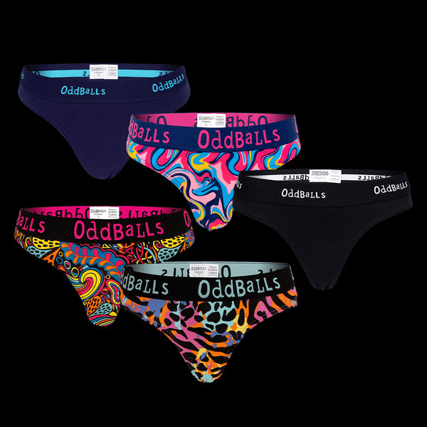 Weekday Bundle - Ladies Thong 5 Pack Bundle