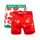 Welsh Rugby Union 26 Bundle - Kids Cotton Boxer Shorts 2 Pack back