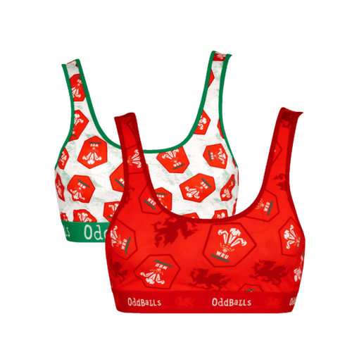 Welsh Rugby Union 26 Bundle - Ladies Bralette 2 Pack