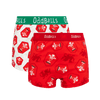 Welsh Rugby Union 26 Bundle - Ladies Cotton Boxer Shorts 2 Pack front