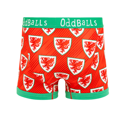 FA Wales - Home - Mens Cotton Boxer Shorts